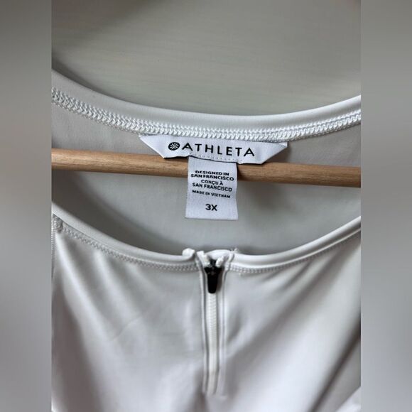 NWT ATHLETA Ace Tennis Dress in White Flare Short Pockets Athletic Size 3X /1X - Picture 5 of 17